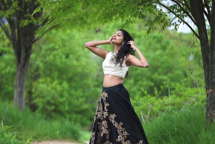Crop Top with Skirt- A Perfect Ensemble for Modern Indian Woman
