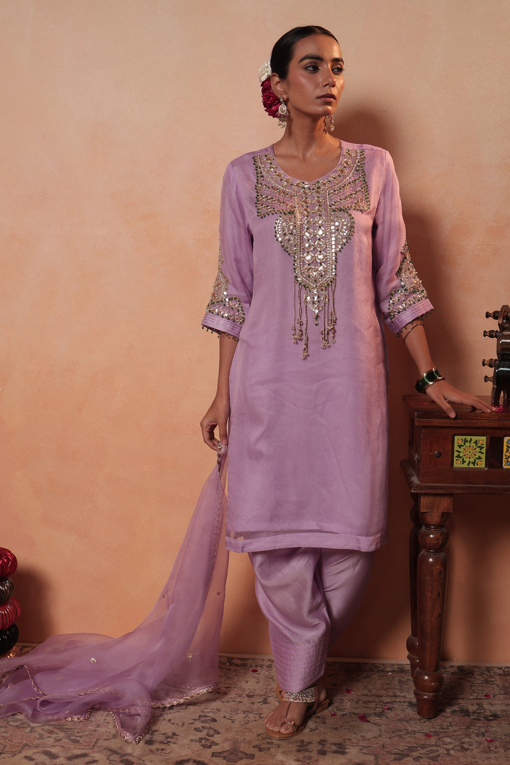 sachin and babi light blue dress Designer Church Suits | Elegant Styles for Special Occasions main image 0