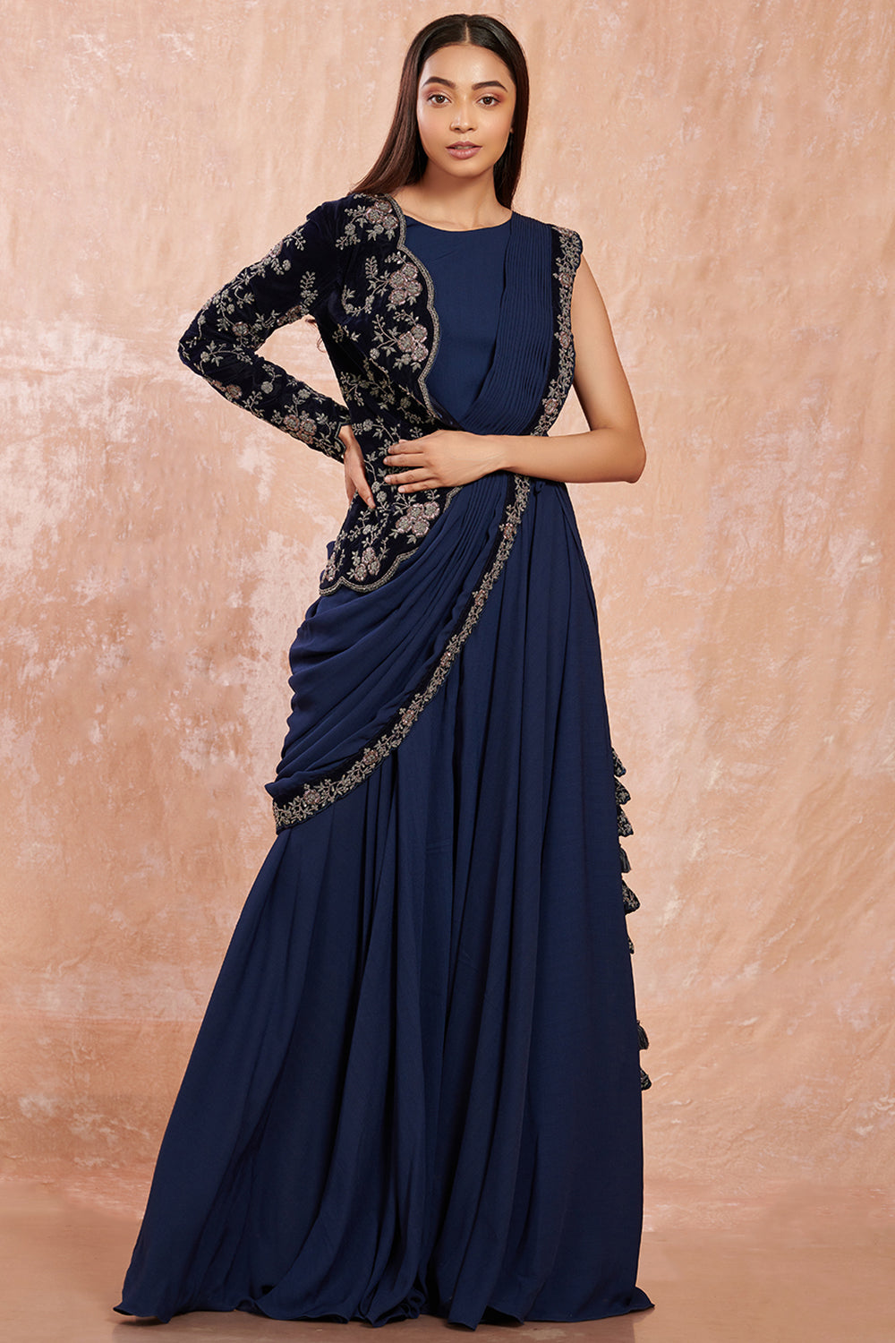 Sonal Saree Gown – The Anarkali Shop