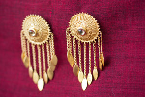 20a424-silver-gold-plated-amrapali-earrings-starburst-drop-leaf-alternate-view