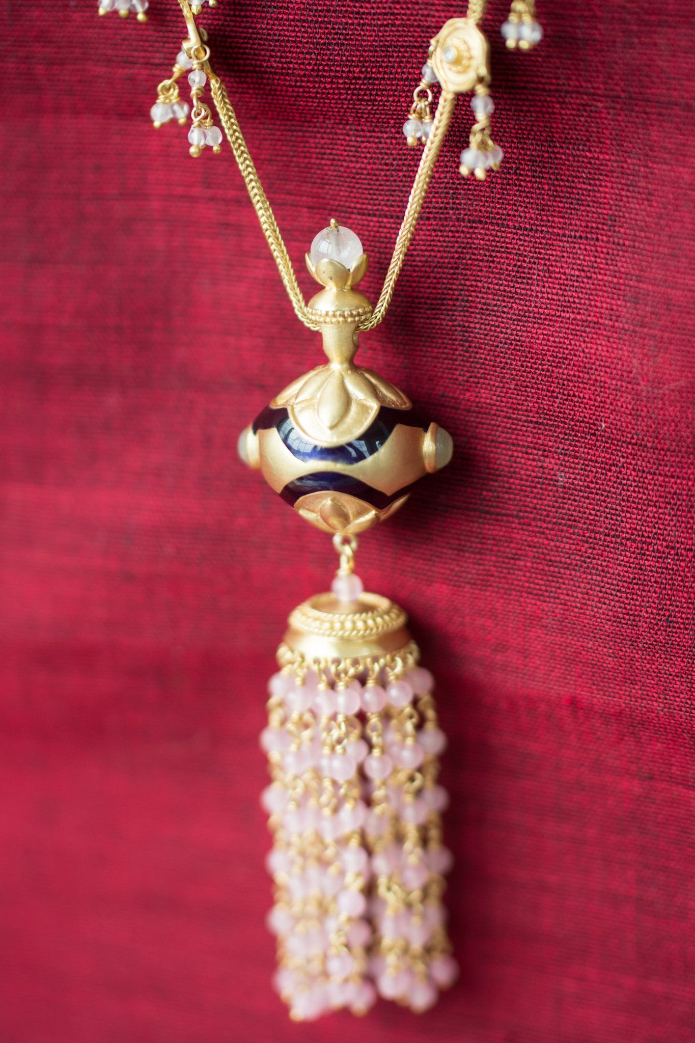 20a428-silver-gold-plated-amrapali-necklace-rose-quartz-tassel-alternate-view