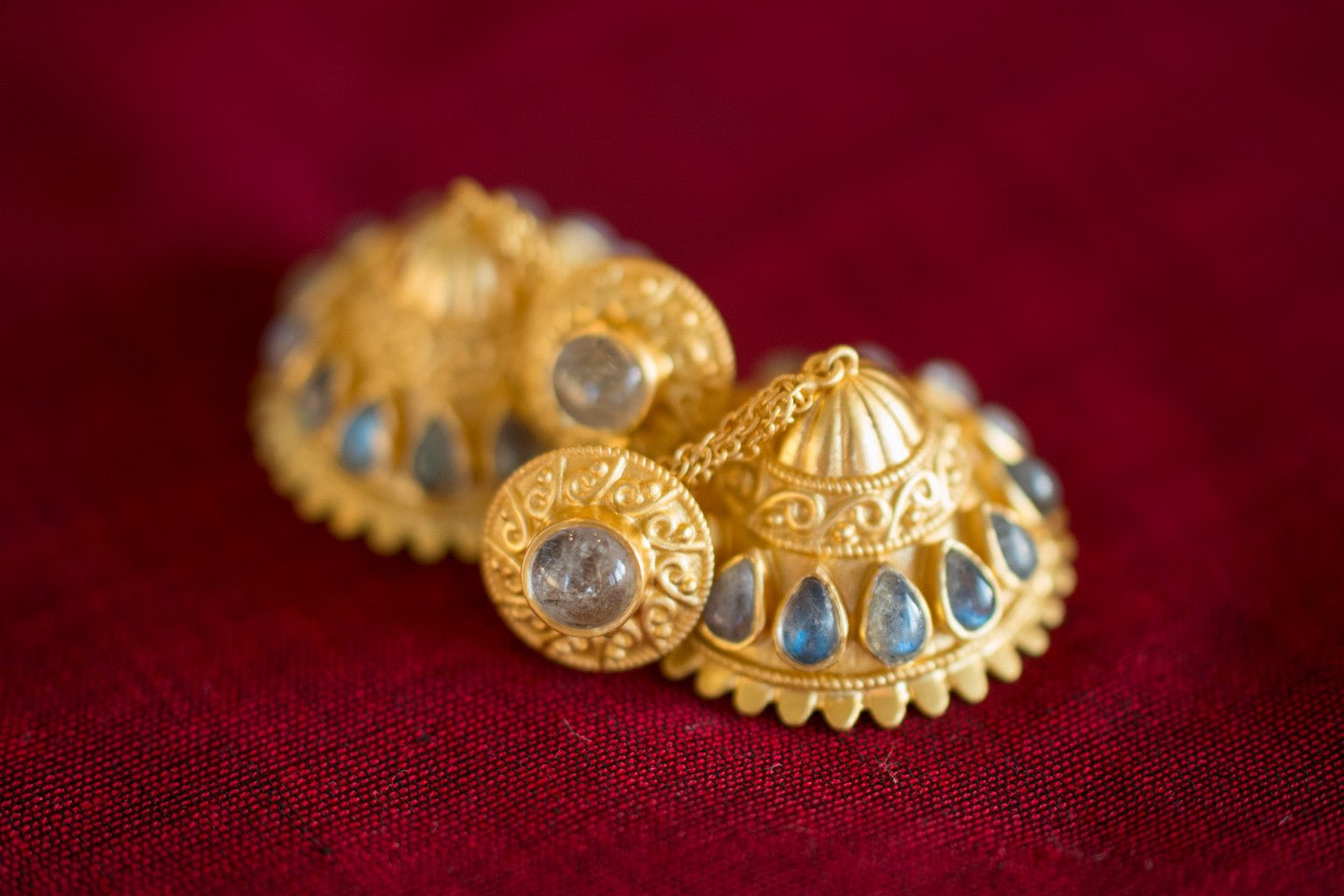 20a446-Silver-Gold-Plated-Amrapali-Earring-Moonstone-alternate-view