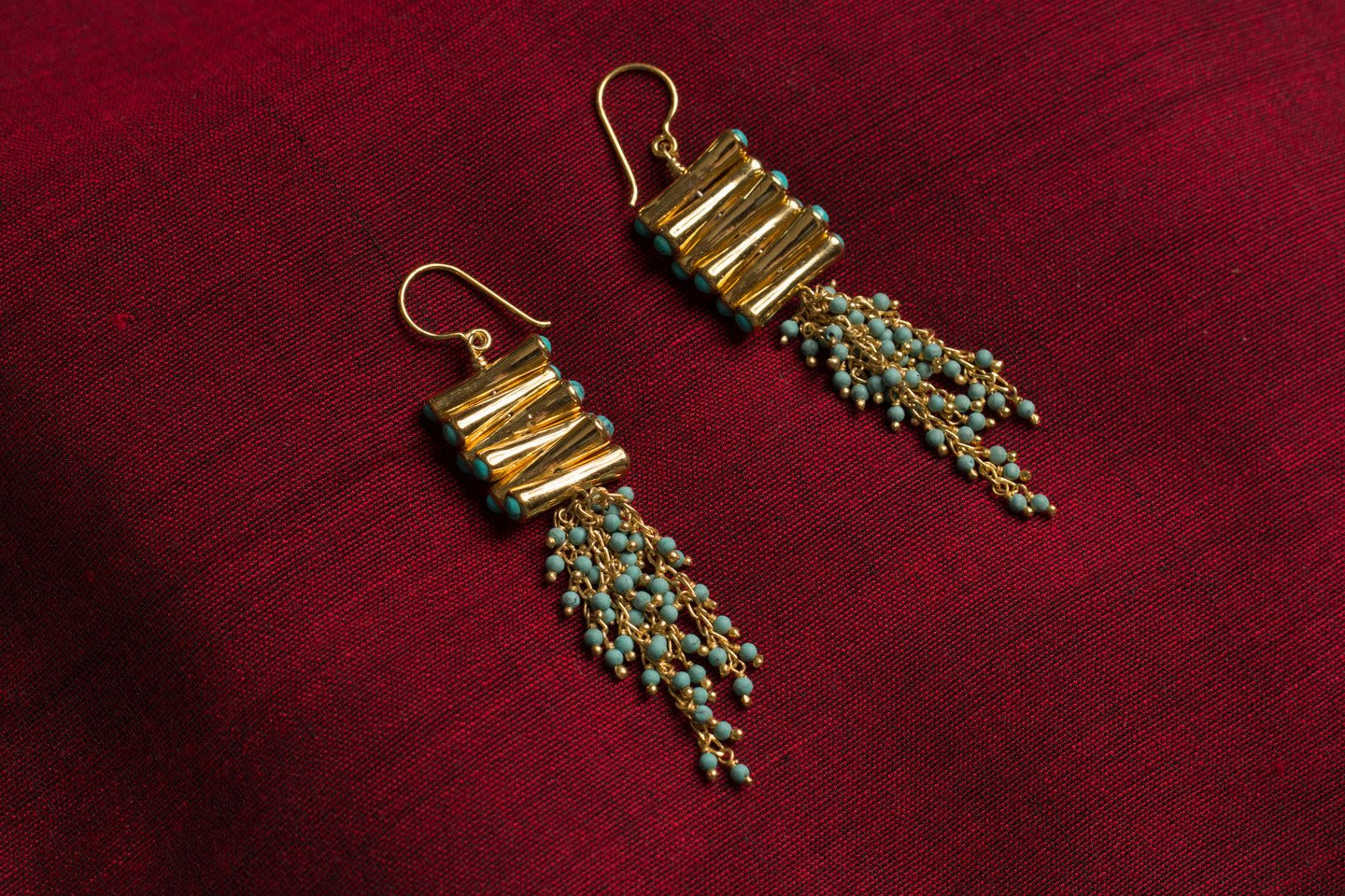 20a457-silver-gold-plated-amrapali-earrings-drop-turquoise-gold-bead-alternate-view