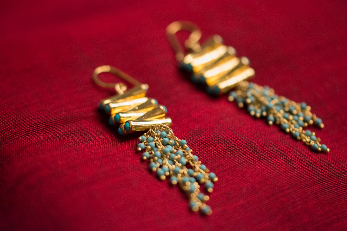 20a457-silver-gold-plated-amrapali-earrings-drop-turquoise-gold-bead-alternate-view-2