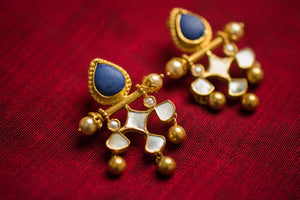 20a465-silver-gold-plated-amrapali-earrings-blue-stone-pearl-glass-alternate-view