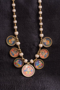20a512-silver-gold-plated-amrapali-necklace-hand-painted-hindu-deities-pearl