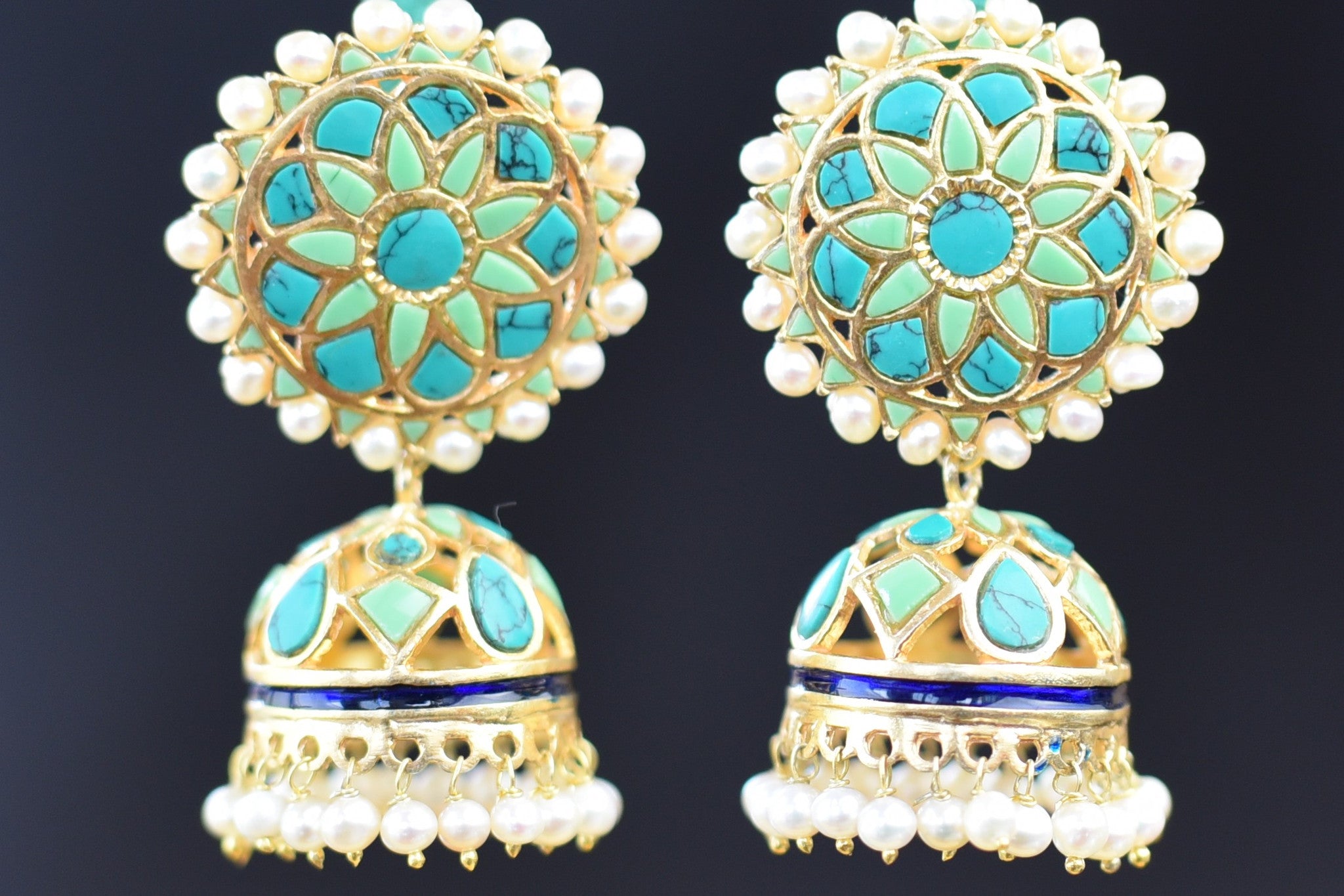 20a623-silver-gold-plated-turquoise-amrapali-earrings-A