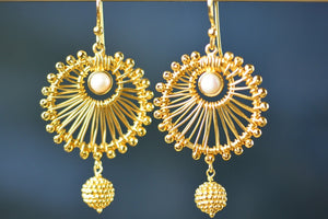 20a629-silver-gold-plated-round-star-amrapali-earrings-b