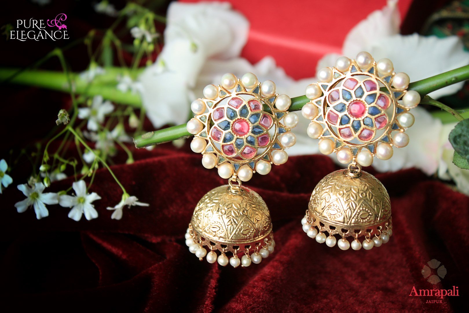 Flipkart.com - Buy Antico Traditional Ethnic Peach Color Oxidized Pearl  Jhumka Jhumki Earrings for Women Alloy Jhumki Earring, Drops & Danglers,  Chandbali Earring Online at Best Prices in India