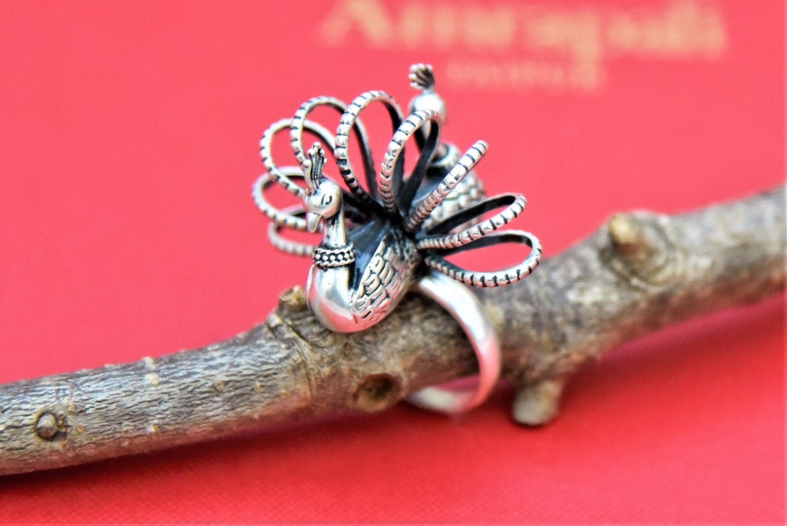 The Ahirupu Silver Peacock Toe-Rings — KO Jewellery