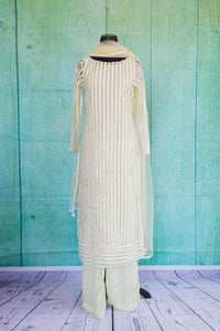 501073-suit-long-sleeve-pale-green-white-striped-scarf
