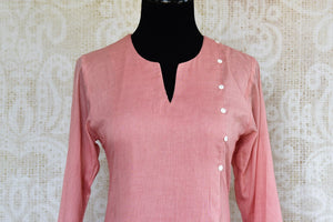 Buy pink embroidered chanderi suit online in USA. Pure Elegance clothing store brings an exquisite range of Indian salwar suits for online shopping in USA. Shop now.-top
