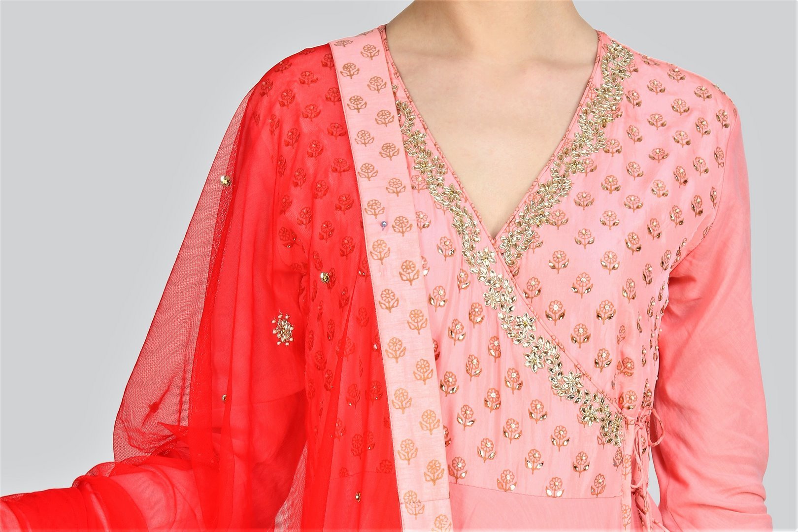 Buy rose pink pink embroidered cotton silk kalidaar suit with churidaar online in USA and dupatta. For more such gorgeous designer dresses, shop at Pure Elegance Indian fashion store in USA. A beautiful range of traditional Indian sarees and designer suits is available for Indian women living in USA. You can also shop at our online store.-top