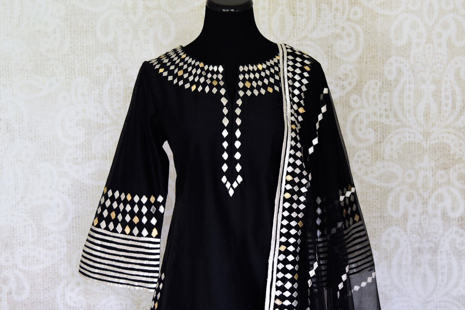 Elegant Applique Work Suit