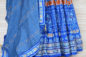 Shop blue embroidered silk Anarkali suit online in USA with dupatta. Shop more such exquisite designer Anarkali suits in USA from Pure Elegance Indian clothing store for women.-bottom