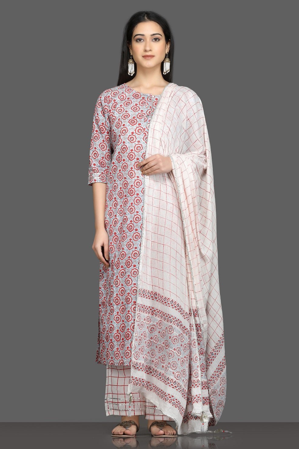 Buy Unstitched Cotton Suits Online in India - Unstitched Dress Materia –  The Svaya