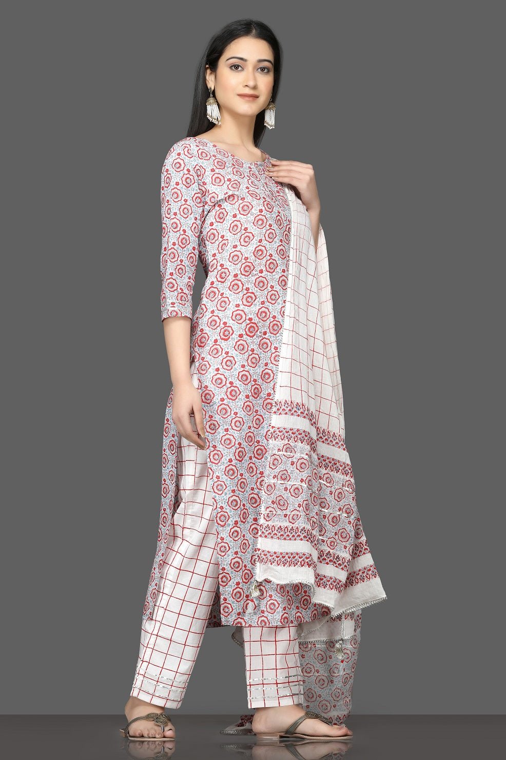 Designer Kalamkari Cotton Suit – Shopin Di Apparels