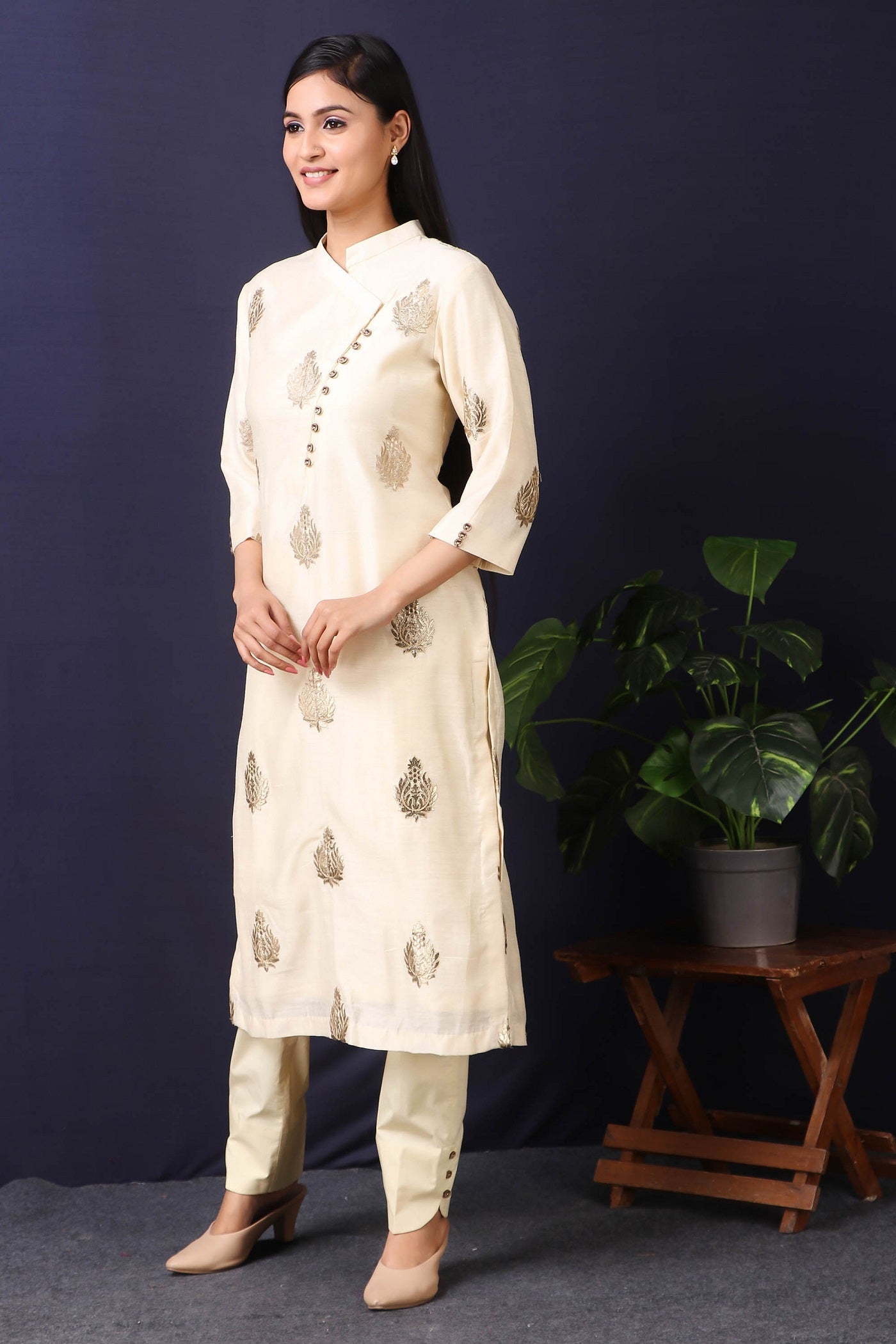 Indian Women's Plain Cotton Kurti Top By Chichi | eBay