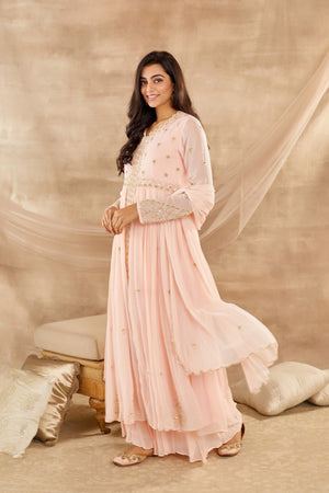 Top more than 206 pink color anarkali suits latest