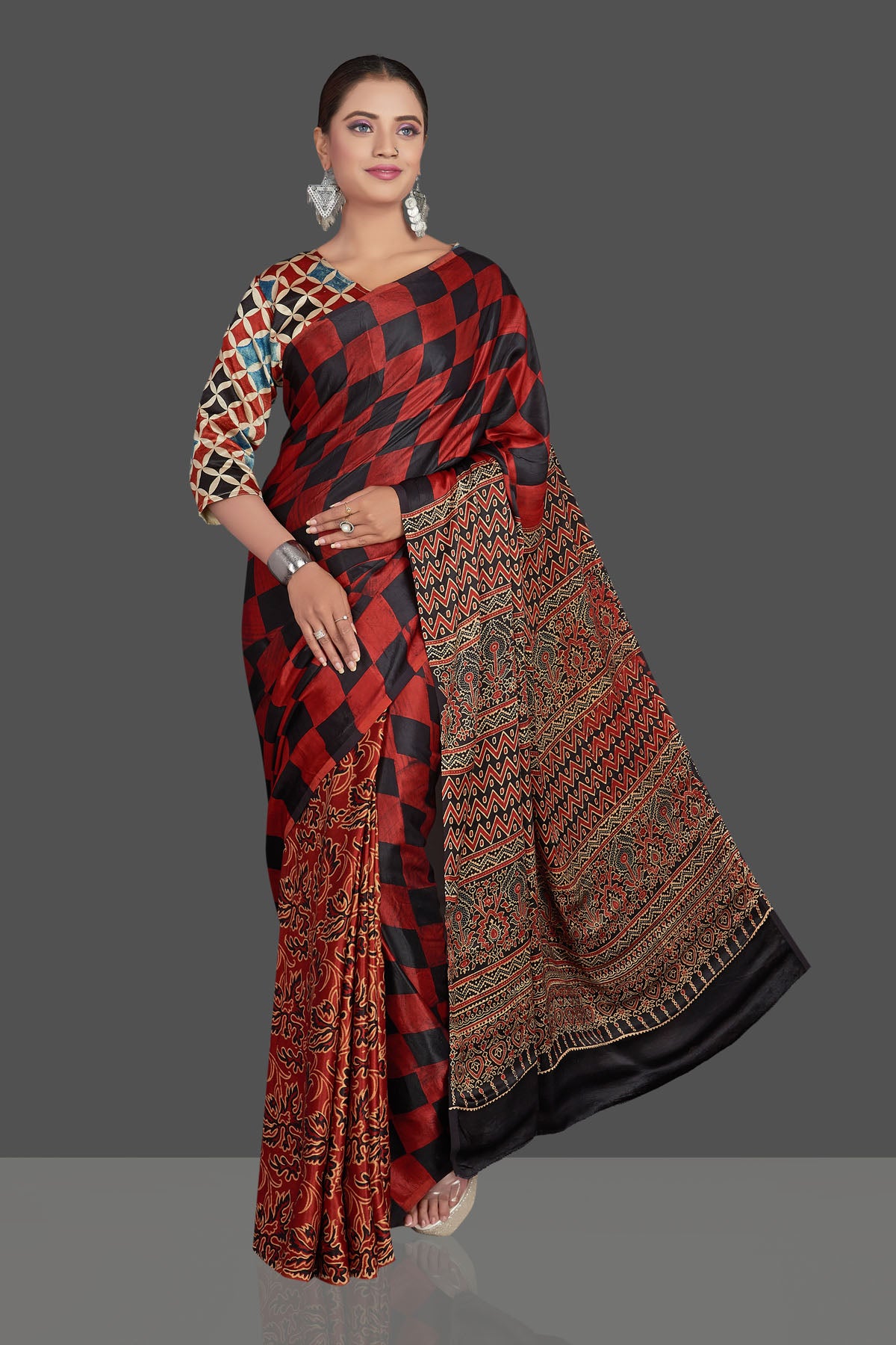 REd Boutique - Black and a PuRE KATAN SILk SAREE just a... | Facebook