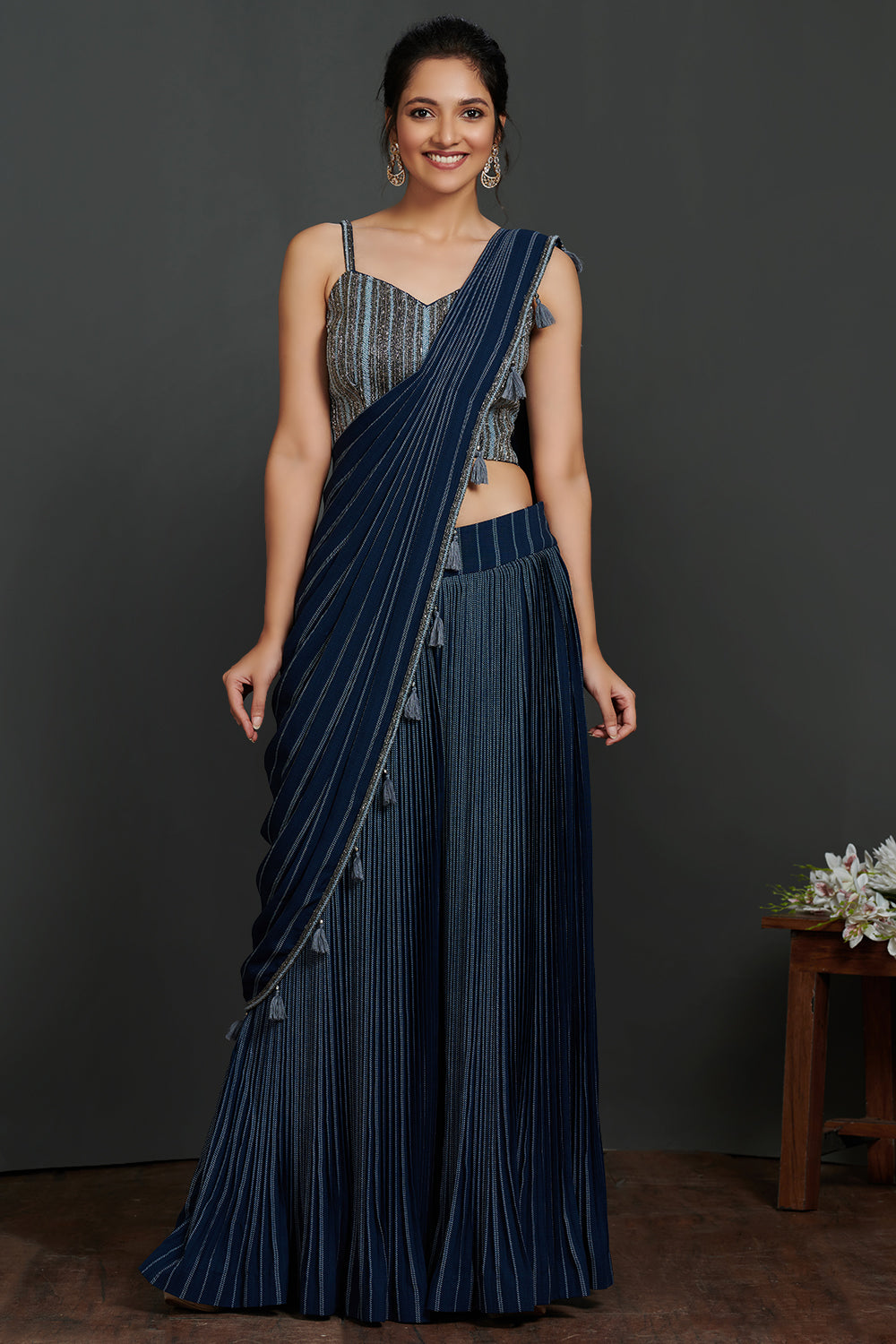 Top 8 Indo- Western Fusion Sarees Under INR 10,000 | LBB