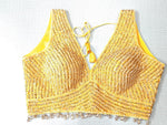 Buy a beautifully designed yellow color pearl embroidered readymade saree blouse. This saree blouse is a must-have piece this wedding season. Wear it with a contrasting saree or even with a contrasting lehenga skirt to complete the look. Elevate your Indian ethnic sarees with beautiful readymade sari blouses, embroidered saree blouses, Banarasi saree blouse, designer sari blouses, choli-cut blouses from Pure Elegance Indian fashion store in USA.-50x986