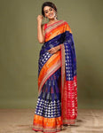 90J101C patola silk sari with embroidery