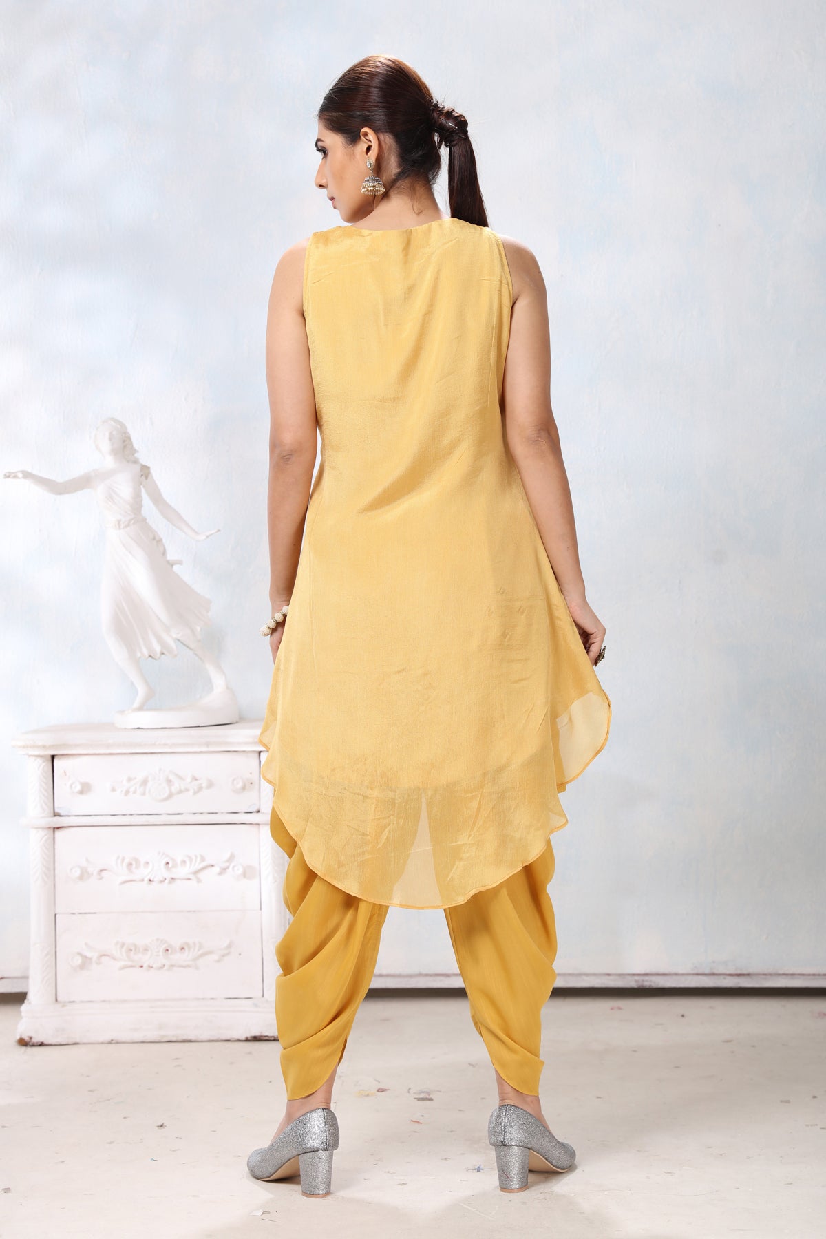 Lovely Outfit for Girl and Women Yellow Dhoti Saree Saree Suit Designer  Dhoti Saree Women Clothing Indian Designer Traditional Dhoti Saree - Etsy  Singapore